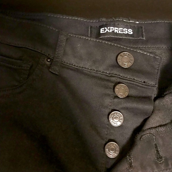 Stretch Slim Flare High Rise Short Jean Pants 8L - Picture 10 of 14